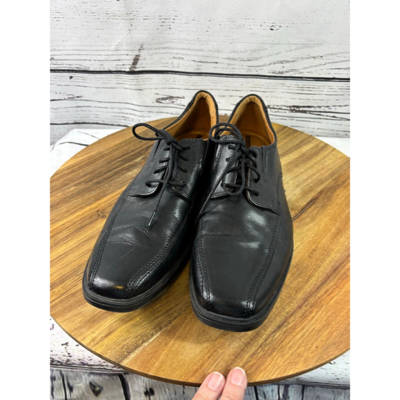 Men\'s Clarks Black Leather Oxfords & Derbys Size 9.5 main image 11